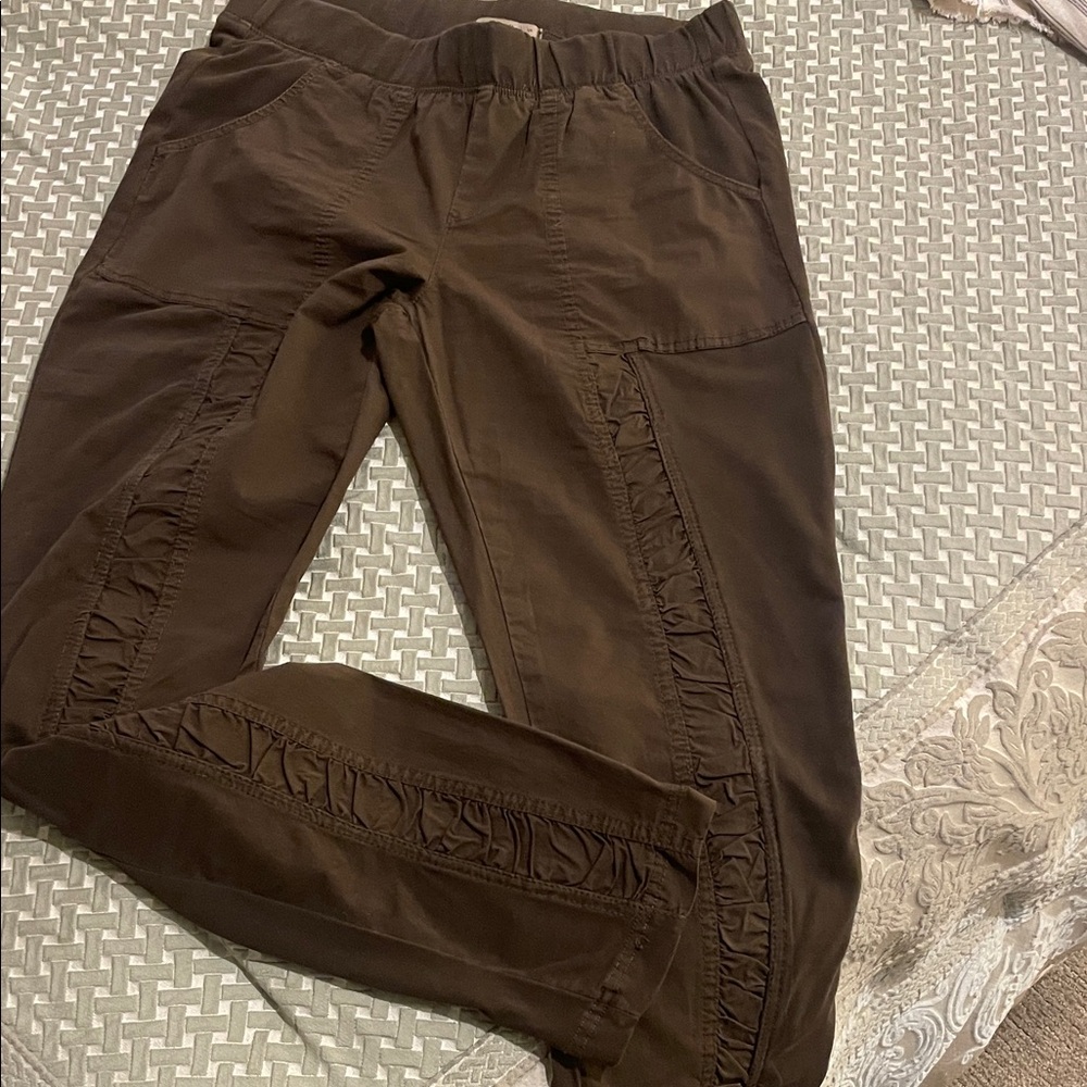 XCVI Brown Straight Leg Pants